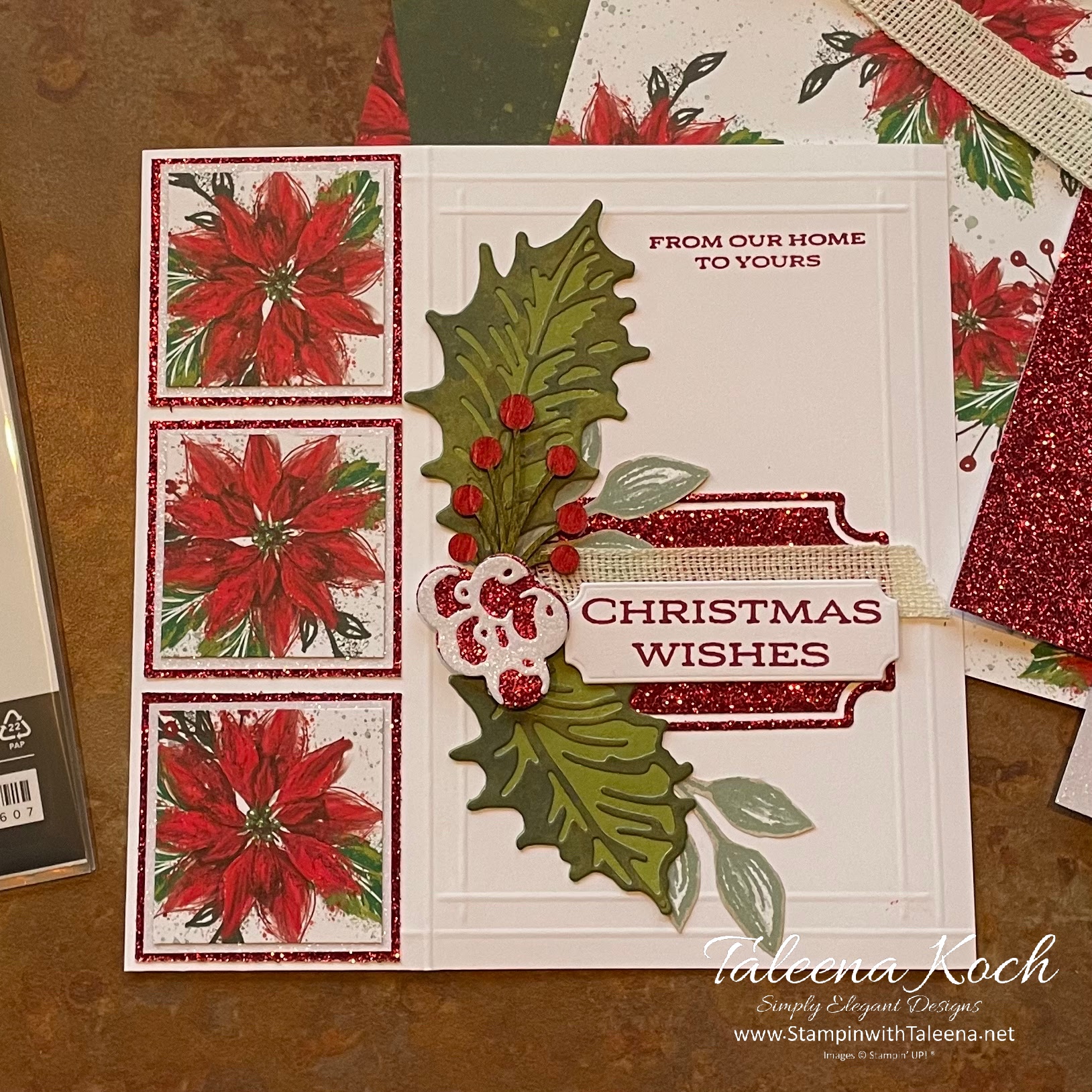 12 Days of Paper: Boughs of Holly Card – Stampin' with Taleena