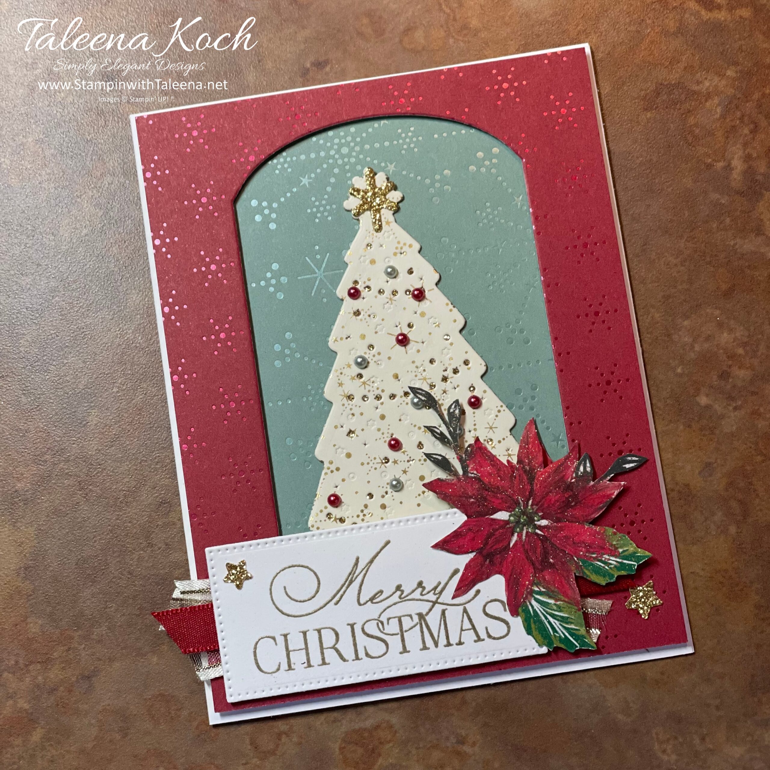 12 Days of Paper: Festive Foils Card – Stampin' with Taleena